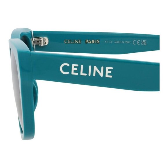 Celine Womens Square/Rectangle Turquoise Turquoise Smoke Fashion Designer - Picture 4 of 4